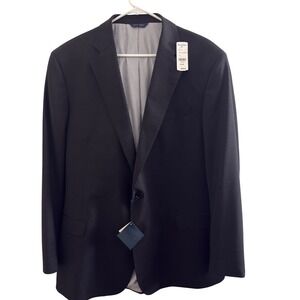 NWT Brooks Brothers Explorer Suit Jacket Fitzgerald Fit Navy Blue Mens 46 Long